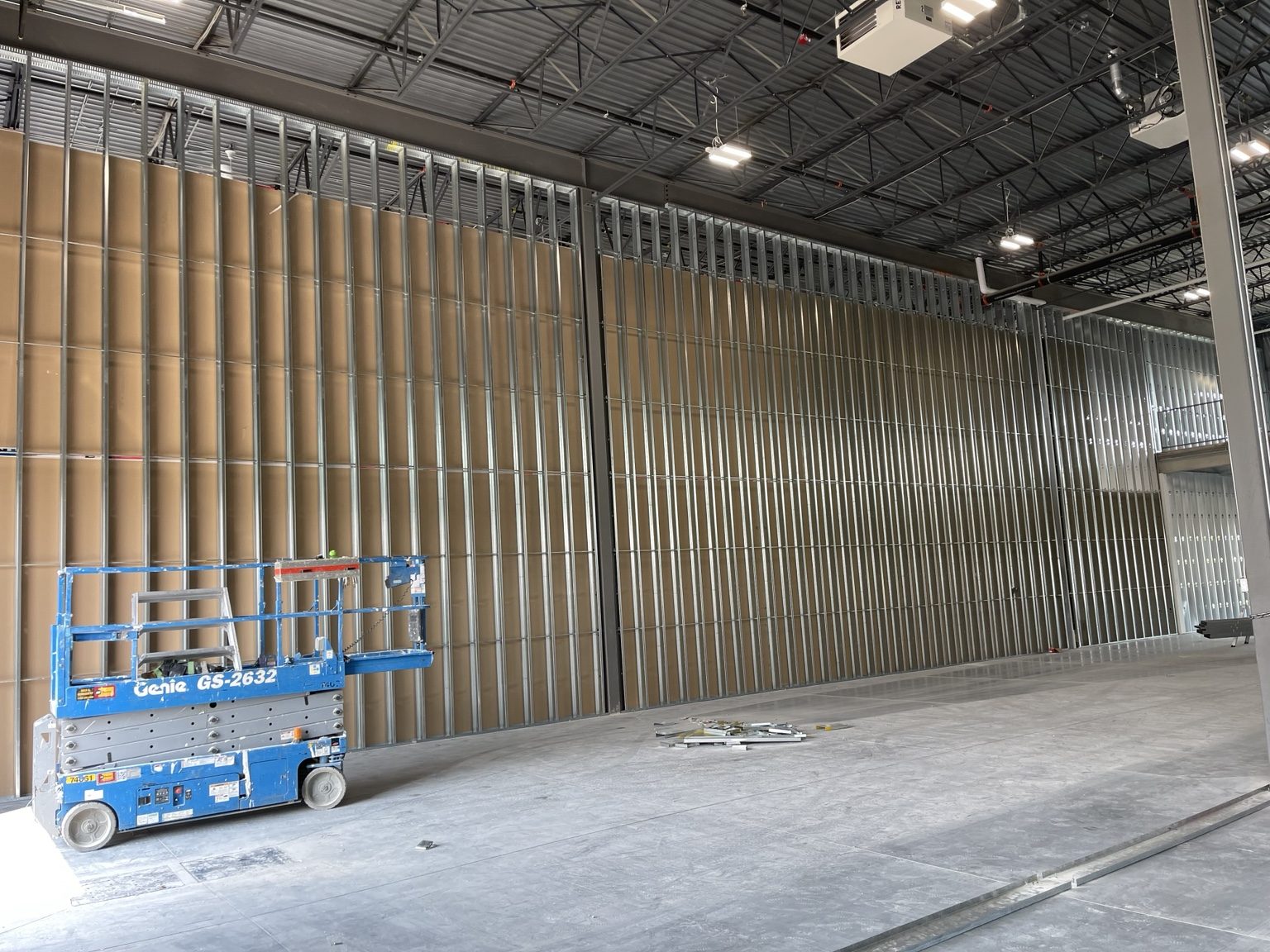 High wall insulation and framing