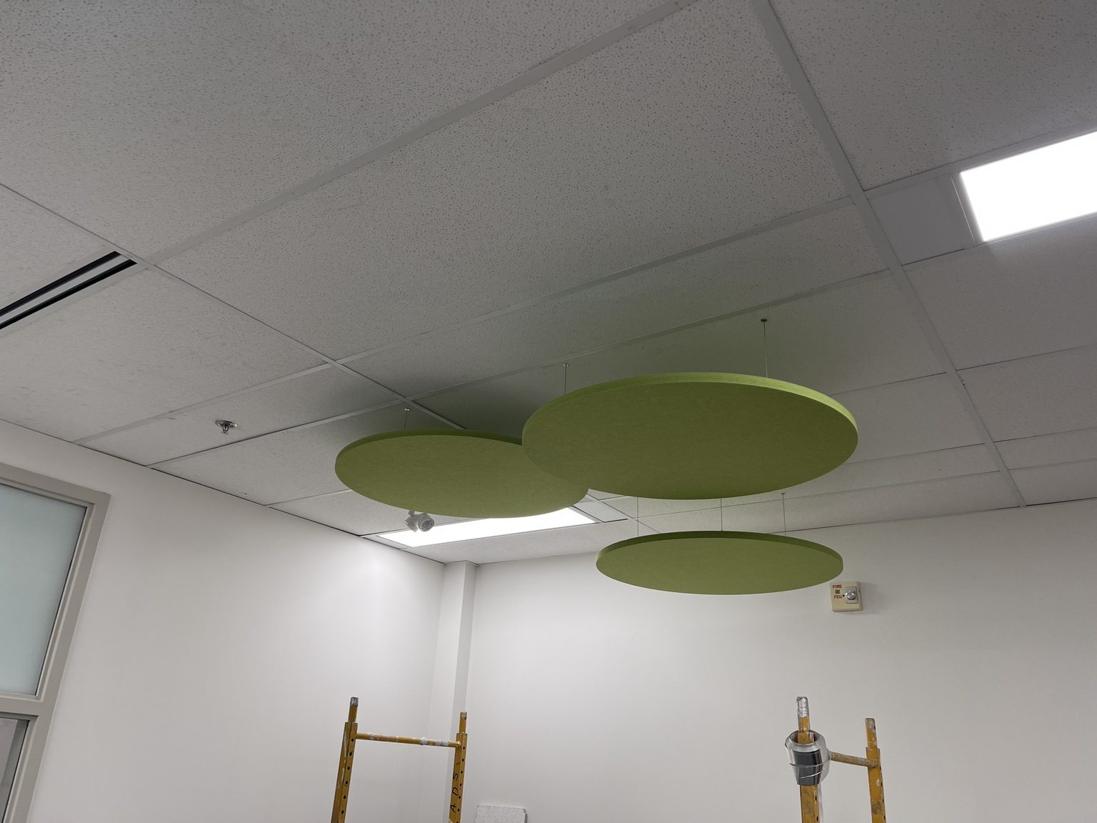 T-Bar acoustic ceiling