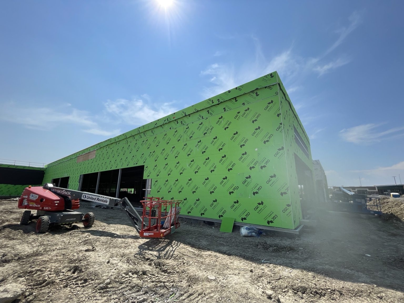 Exterior sheathing project